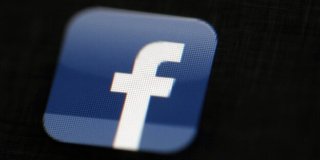 Ein Facebook-App-Button Ein Facebook-App-Button