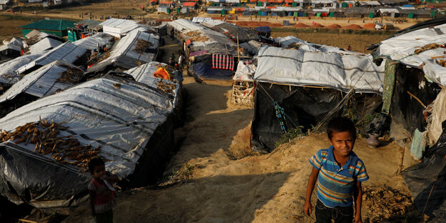 Rohingya-Flüchtlingscamp in Bangladesch Rohingya-Flüchtlingscamp in Bangladesch