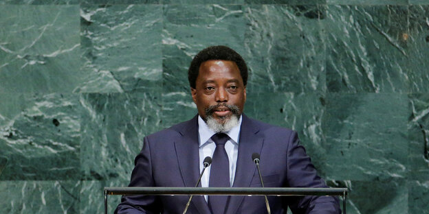 Joseph Kabila spricht vor der UN Joseph Kabila spricht vor der UN