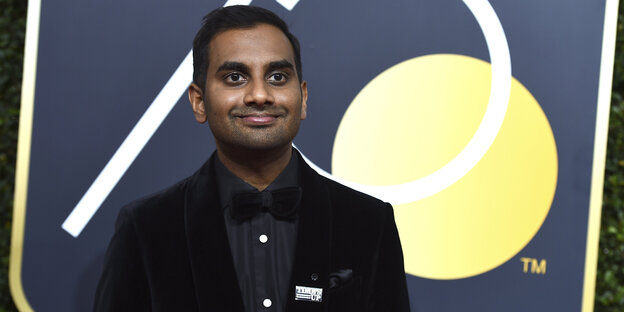 US-Comedian Aziz Ansari bei den Golden Globes US-Comedian Aziz Ansari bei den Golden Globes
