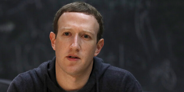Porträt Mark Zuckerberg Porträt Mark Zuckerberg