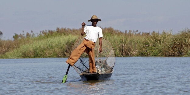 Fischer auf dem Inle See Fischer auf dem Inle See
