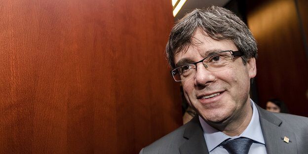 Porträt Carles Puigdemont Porträt Carles Puigdemont