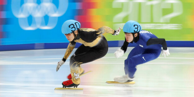 Kei Saito skatet vor Lim Hyo-Jun