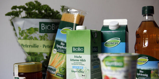 Bioprodukte aus dem Supermarkt Bioprodukte aus dem Supermarkt