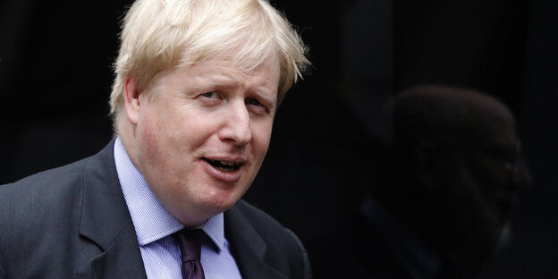 Der britische Außenminister Boris Johnson Der britische Außenminister Boris Johnson