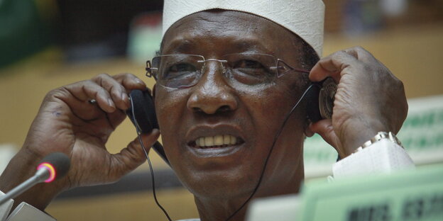 Tschads Präsident Idriss Déby Tschads Präsident Idriss Déby