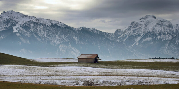 Alpenpanorama in Bayern Alpenpanorama in Bayern