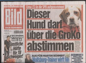 Das Cover einer Zeitung Das Cover einer Zeitung