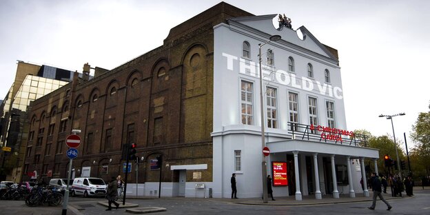 Das Old Vic Theater in London von außen Das Old Vic Theater in London von außen