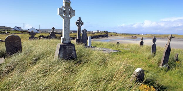Friedhof im irischen County Galway Friedhof im irischen County Galway