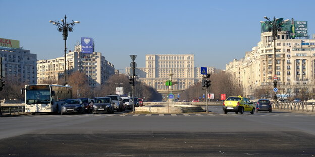 Das Stadtzentrum von Bukarest Das Stadtzentrum von Bukarest