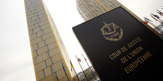 Das Gebäude des Europäischen Gerichtshofs Das Gebäude des Europäischen Gerichtshofs