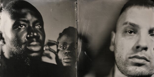 Drei Männer, die Young Fathers Drei Männer, die Young Fathers