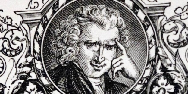 Laurence Sterne als Gravurporträt Laurence Sterne als Gravurporträt