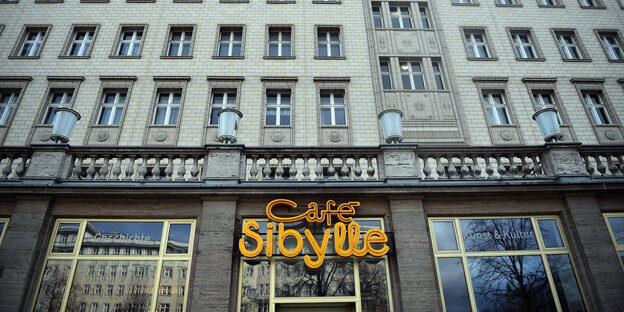 Das Café Sibylle in Friedrichshain Das Café Sibylle in Friedrichshain