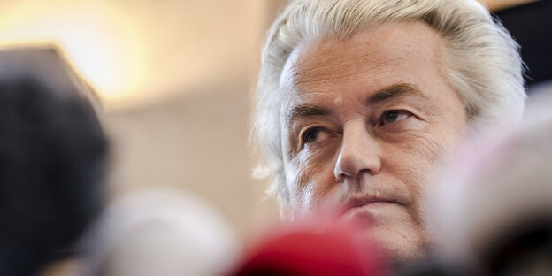 Ein blonder Mann: Geert Wilders Ein blonder Mann: Geert Wilders