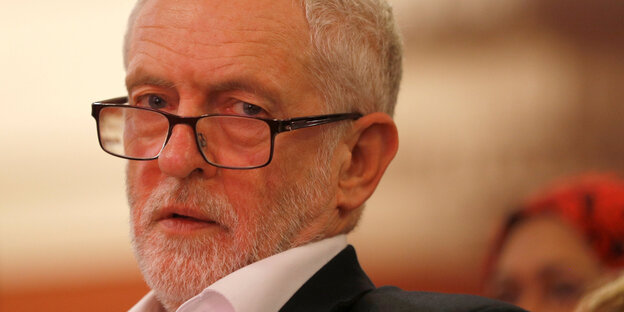 Porträt von Jeremy Corbyn Porträt von Jeremy Corbyn