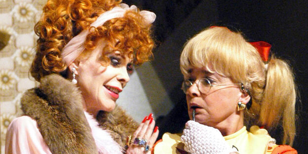 Zwei schauspielerinnen Zwei schauspielerinnen