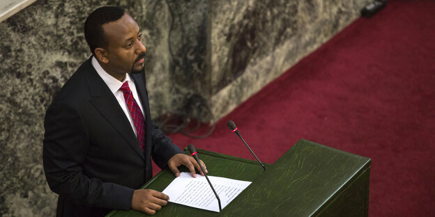 Ein Mann, Abiy Ahmed