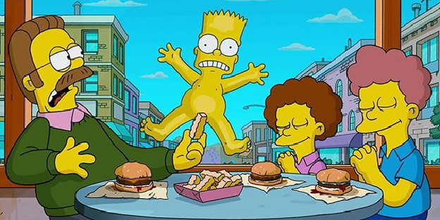 Ned Flanders steht für den Fundamentalismus in den USA Ned Flanders steht für den Fundamentalismus in den USA