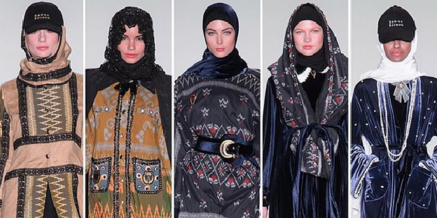 Auch die Abaya ist fashionable Auch die Abaya ist fashionable
