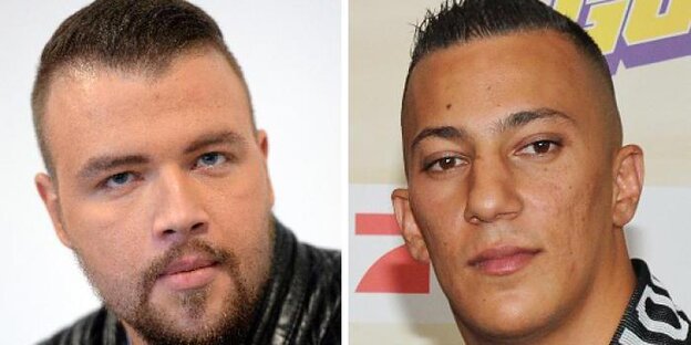 Portraits von Kollegah und Bang Portraits von Kollegah und Bang