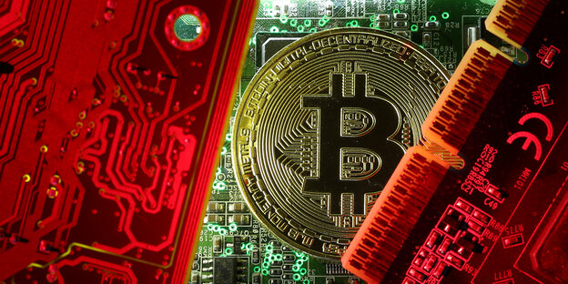 ein Symbolzeichen für ein Bitcoin ein Symbolzeichen für ein Bitcoin