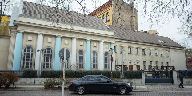 Die Synagoge am Fraenkelufer in Berlin-Kreuzberg von außen Die Synagoge am Fraenkelufer in Berlin-Kreuzberg von außen