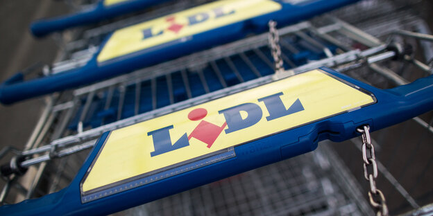 Lidl-Einkaufswagen Lidl-Einkaufswagen