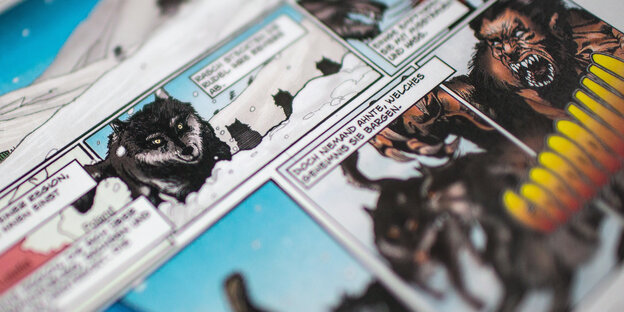 Ein Comic mit Wolf Ein Comic mit Wolf