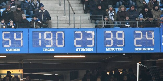 Die Stadionuhr des HSV Die Stadionuhr des HSV