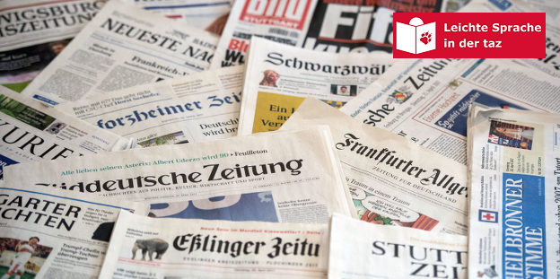 Viele Zeitungen liegen aufeinander Viele Zeitungen liegen aufeinander