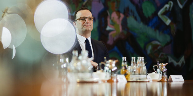 Gesundheitsminister Jens Spahn bei einer Kabinettssitzung Gesundheitsminister Jens Spahn bei einer Kabinettssitzung