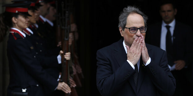 Joaquim Torra, der neue Regionalpräsident von Katalonien Joaquim Torra, der neue Regionalpräsident von Katalonien