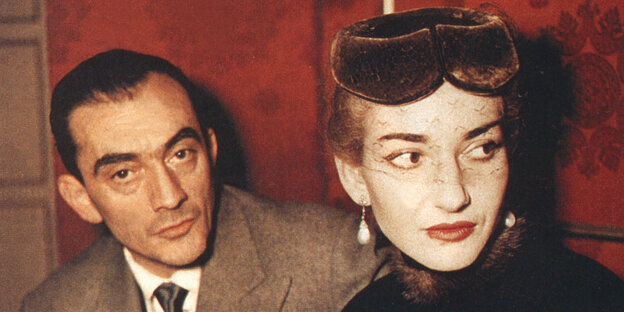 Maria Callas mit Visconti im Teatro alla Scala Maria Callas mit Visconti im Teatro alla Scala