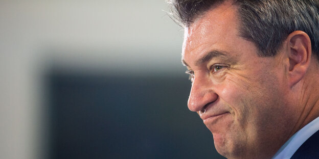 Söder macht ein dummes Gesicht Söder macht ein dummes Gesicht