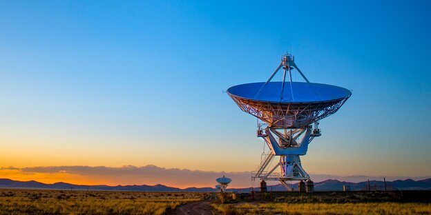 Ein Radioteleskop Ein Radioteleskop