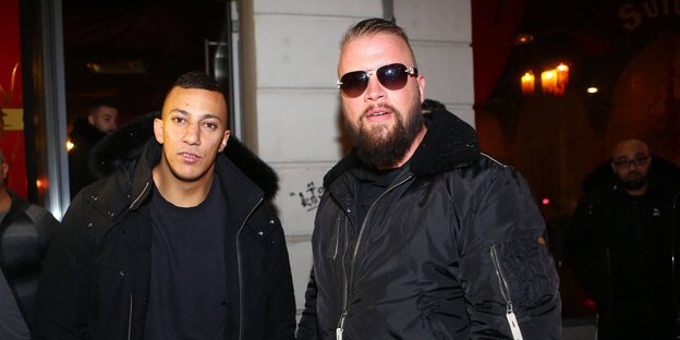 Die Rapper Farid Bang und Kollegah Die Rapper Farid Bang und Kollegah