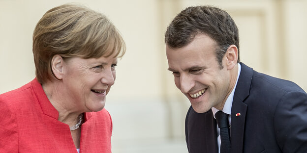 Merkel und Macron Merkel und Macron