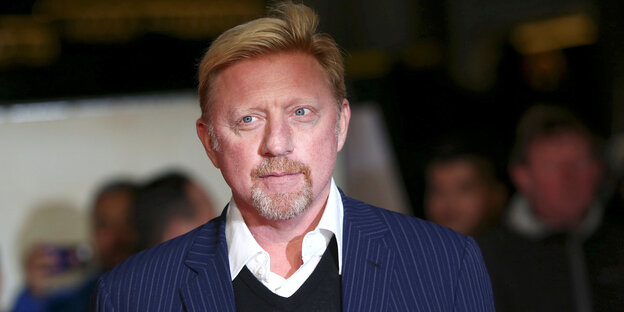 Der ehemalige Tennisspieler Boris Becker Der ehemalige Tennisspieler Boris Becker
