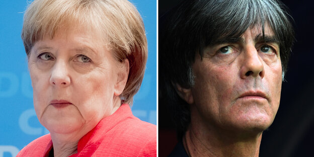 Angela Merkel und Joachim Löw Angela Merkel und Joachim Löw