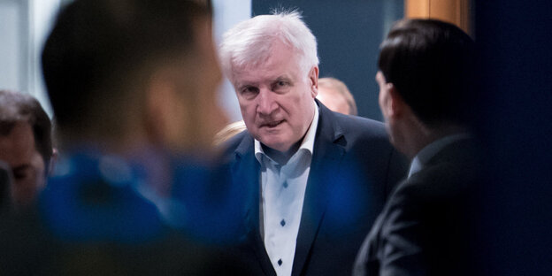 Horst Seehofer und weitere Männer