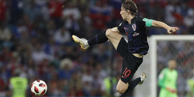 Luka Modric im Einsatz Luka Modric im Einsatz