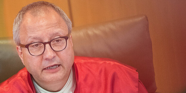 Andreas Voßkuhle im Gerichtssaal Andreas Voßkuhle im Gerichtssaal