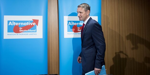 Björn Höcke ist Referent bei der AfD-Fraktion in Thüringen Björn Höcke ist Referent bei der AfD-Fraktion in Thüringen