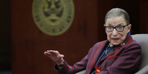 Ruth Bader Ginsburg im Gespräch Ruth Bader Ginsburg im Gespräch