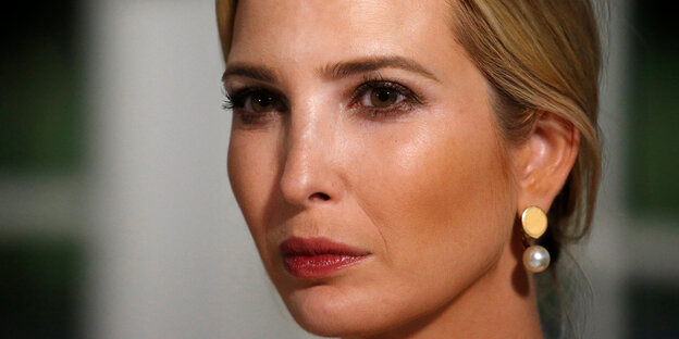 Zu sehen ist eine nahe Aufnahme von Ivanka Trump Zu sehen ist eine nahe Aufnahme von Ivanka Trump
