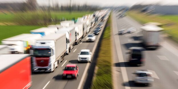 Verkehr auf der A2 Verkehr auf der A2
