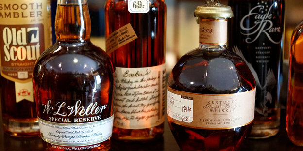 Whisky-Flaschen aus den USA Whisky-Flaschen aus den USA